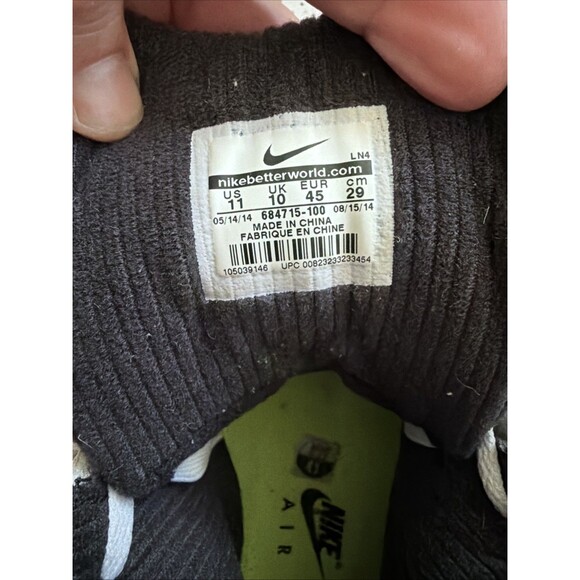 Nike Air Command Force Billy Hoyle White Men Can’t Jump Volt 684715-100 Size 11 - Picture 7 of 14